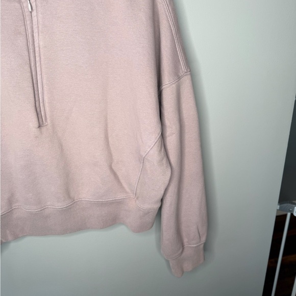 Abercrombie & Fitch Soft A&F Max Essentials Sunday Half Zip - Taupe - Picture 6 of 10